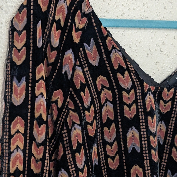 Miss Me Velvet Arrows Burnout Long Sleeve Blouse - Picture 8 of 12